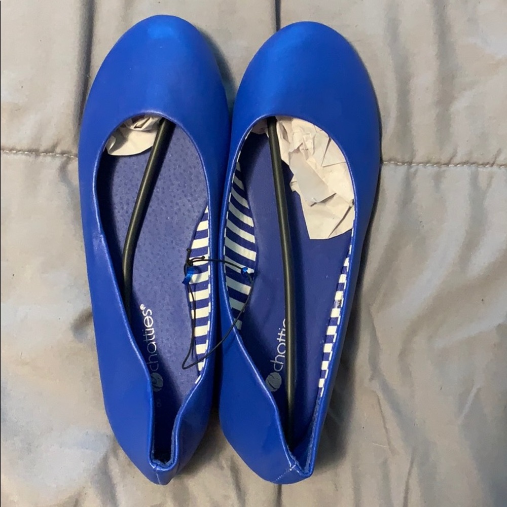 Blue NWOT flats